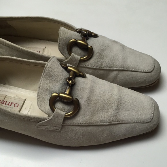 Di Mauro Hand Made Italian Suede Loafers - Picture 12 of 14